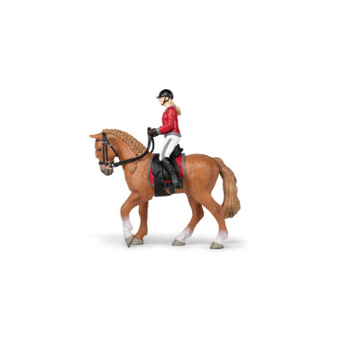 Caballo de paseo con su amazona Papo