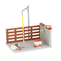 Box de lavado para caballos y sus accesorios Papo