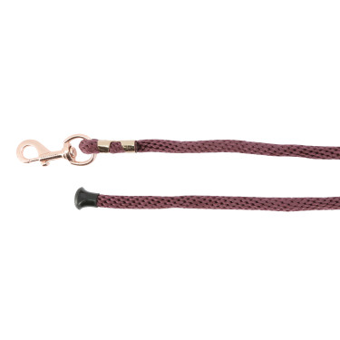 Ramal de amarre EQUITHÈME "Soft rose gold" Burdeos