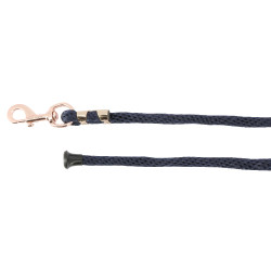Ramal de amarre EQUITHÈME "Soft rose gold" Azul marino