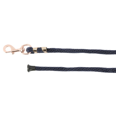 Ramal de amarre EQUITHÈME "Soft rose gold" Azul marino