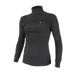 Jersey de cuello alto Back on Track® para mujer Negro