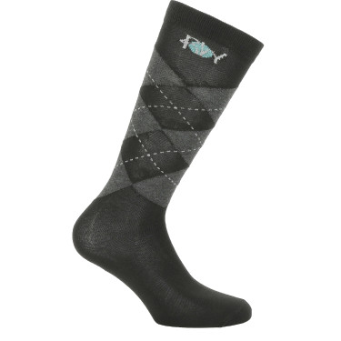 Calcetines Riding World Losange Negro