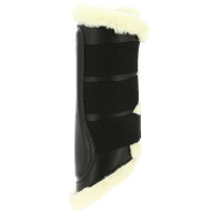 Protectores cerrados Norton de borreguillo sintético Negro / crudo