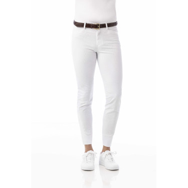 Pantalón Equitheme Georg para caballeros Blanco