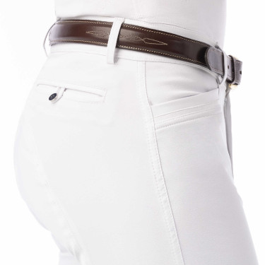 Pantalón Equitheme Georg para caballeros Blanco