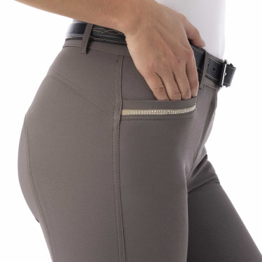 Pantalón Equitheme Gizel Gris pardo Marr&amp;amp;amp;oacute;n