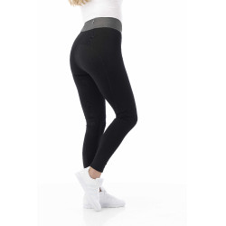 Leggings equitación Equitheme Tea Negro / caqui Leggings equitación Equitheme Tea Negro / caqui