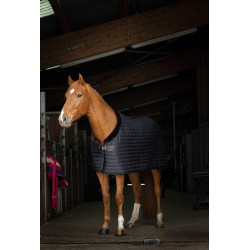 Manda de cuadra Equithème Teddy, forrada de borreguito sintético Negro / marrón Manda de cuadra Equithème Teddy, forrada de borreguito sintético Negro / marrón