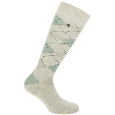 Calcetines Equi-Theme Girly Beige / celadón