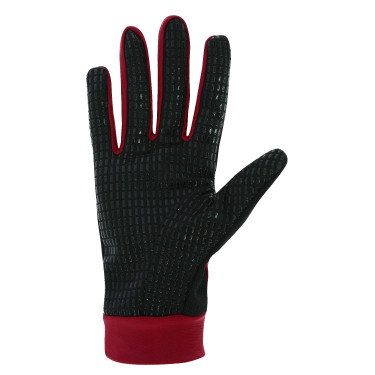 Guantes Equi-Theme Knit digital Negro / ciruela