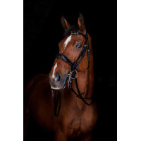 Riendas lisas Eric Thomas ELITE 16 mm Negro