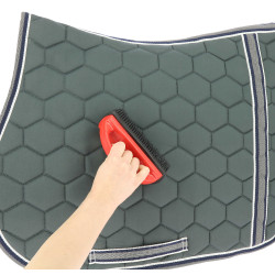 Cepillo de goma para mantilla Rojo / negro