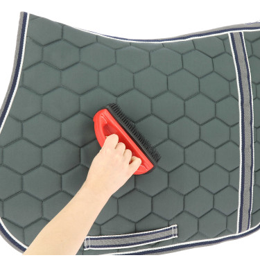 Cepillo de goma para mantilla Rojo / negro