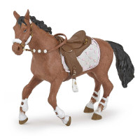 Figurine Cheval de la cavaliÃ¨re fashion hiver Papo