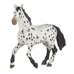 Figurita Appaloosa negro Papo