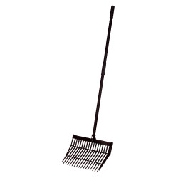 Horca rastrillo de P.V.C. con mango