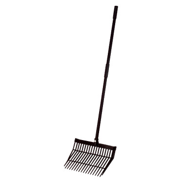 Horca rastrillo de P.V.C. con mango