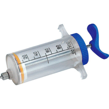 Jeringuilla dosificadora con pistón