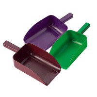 Pala medidor de pienso de plástico