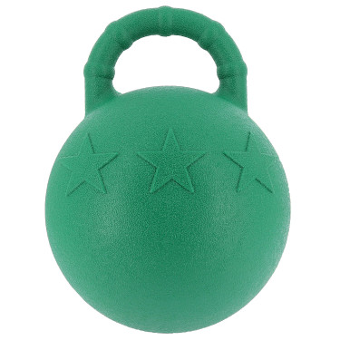 Pelota con asa para caballos Verde