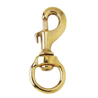 Mosquetón 20 mm redondo latón