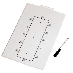 Pizarra para reprise de doma