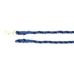 Ramal de algodón retorcido Azúl / negro