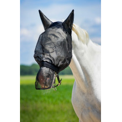 Protector de ollares de malla antimoscas