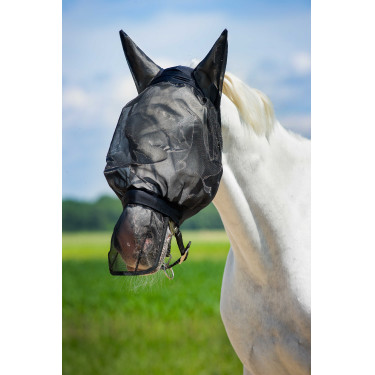 Protector de ollares de malla antimoscas