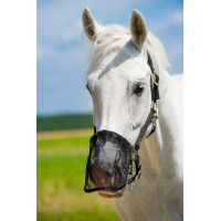 Protector de ollares de malla antimoscas