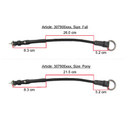 Correas de tensado cuero/cuerda Eric Thomas Pro Negro
