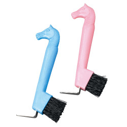 Limpia cascos con cepillo, cabeza de caballo Limpia cascos con cepillo, cabeza de caballo