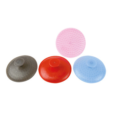 Almohaza redonda de plástico con púas