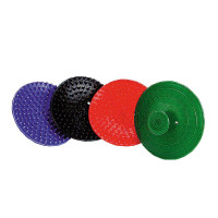 Almohaza redonda de plástico con púas