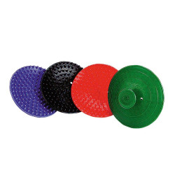 Almohaza redonda de plástico con púas