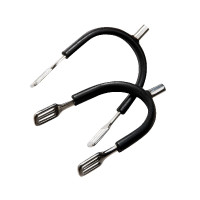 Espuelas Feeling Prince de Galles de acero inoxidable chapadas de goma Espuelas Feeling Prince de Galles de acero inoxidable chapadas de goma