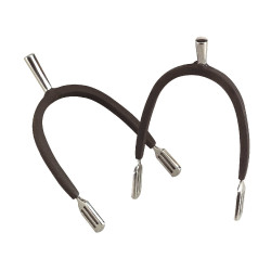 Espuelas Feeling Prince de Galles de acero inoxidable chapadas de goma