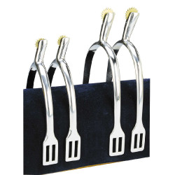 Espuelas Feeling de acero inoxidable con ruleta