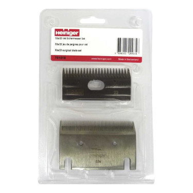 Juego de peines y cuchillas esquiladora Heiniger 31/23 Juego de peines y cuchillas esquiladora Heiniger 31/23