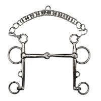 Pelham partido de acero niquelado