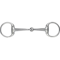 Filete de oliva Feeling de acero inoxidable satén para cabezada de 4 riendas