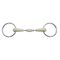 Filete 2 anillas Feeling flexi con embocadura de 3 piezas