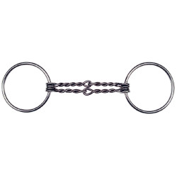 Filete 2 anillas Feeling doble embocadura retorcida