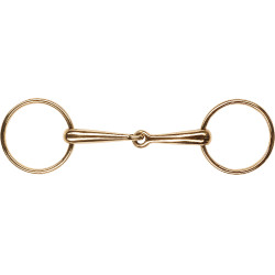 Filete de 2 anillas Feeling cyprium con embocadura llena y fina