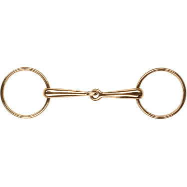 Filete de 2 anillas Feeling cyprium con embocadura llena y fina