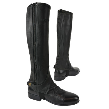 Polainas Eric Thomas de cuero Negro