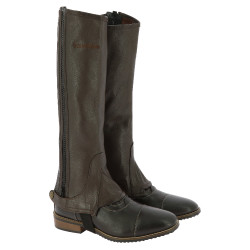 Polainas Eric Thomas de cuero Castaño Marrón