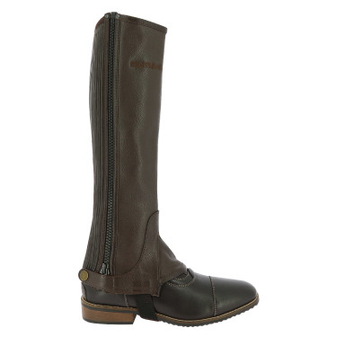 Polainas Eric Thomas de cuero Castaño Marrón