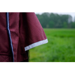 Manta Equi-Theme Tyrex 1200 D High Neck Azúl marino / burdeos